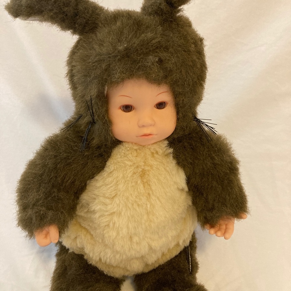 Anne Geddes bean bag plush Raccoon